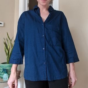 Zara Jean high/low Button Down
